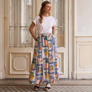 Atelier Jupe - Summer Tiles Viscose Fabric