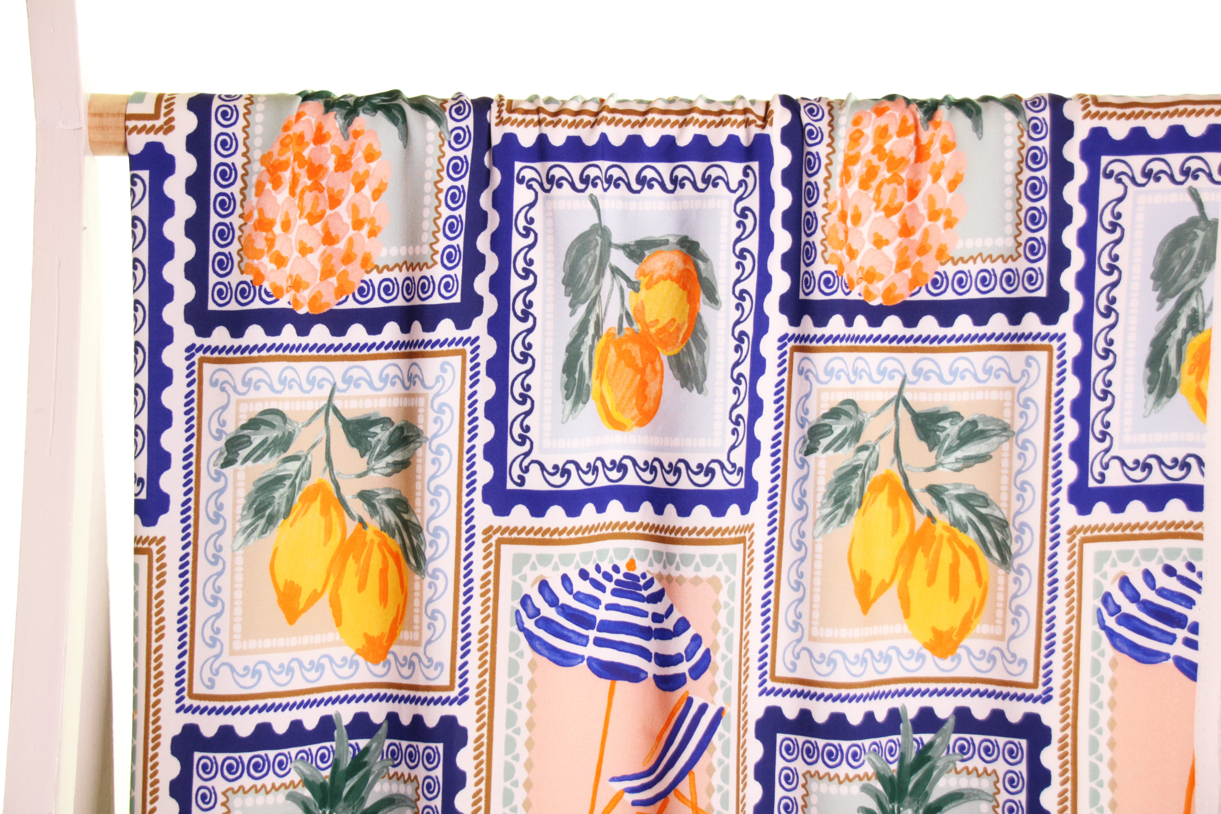 Atelier Jupe - Summer Tiles Viscose Fabric