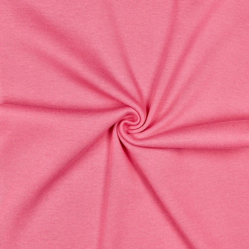 Candy Pink Organic Tubular Cuff Ribbing