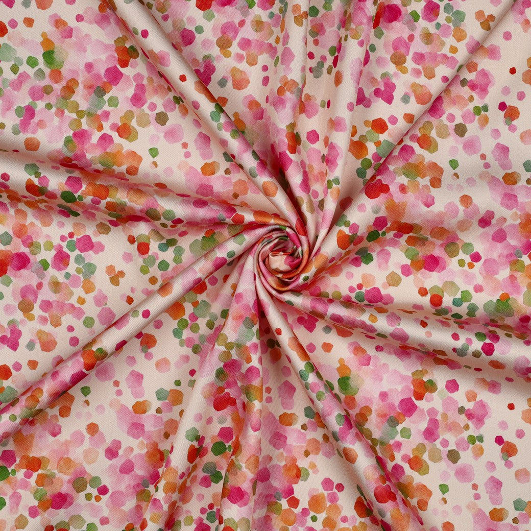 PRE-ORDER (arriving by end of April) - Confetti Viscose Sateen Fabric