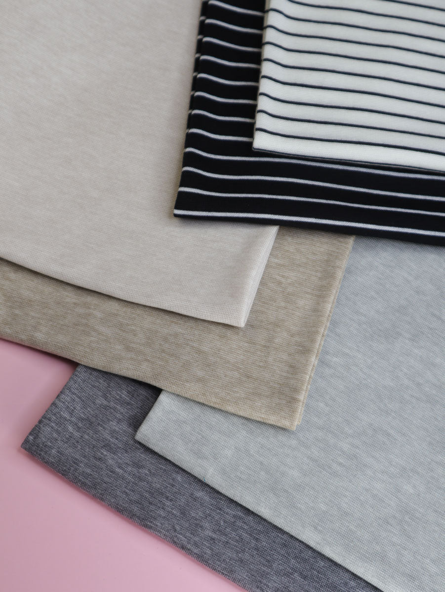 Meet MILK - MILES Merino Blend Knit in Black Stripe