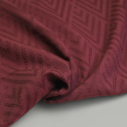 Meet MILK - ALTA Jacquard ECOVERO™ Viscose + Cotton in Merlot