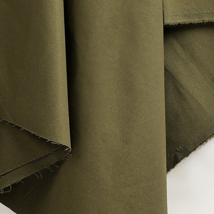Atelier Brunette - Noble Green Light Cotton Gabardine Fabric