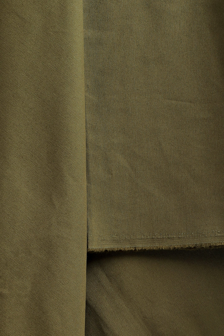 Atelier Brunette - Noble Green Light Cotton Gabardine Fabric
