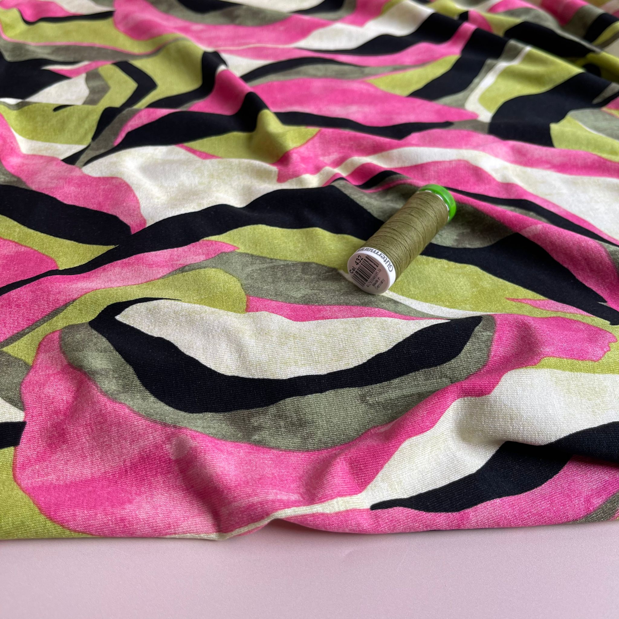 Pink Dream De Luxe Viscose Jersey Fabric