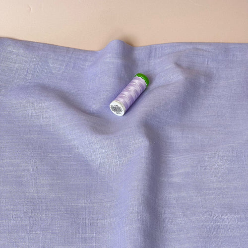Breeze Cool Lilac - Enzyme Washed Pure Linen Fabric