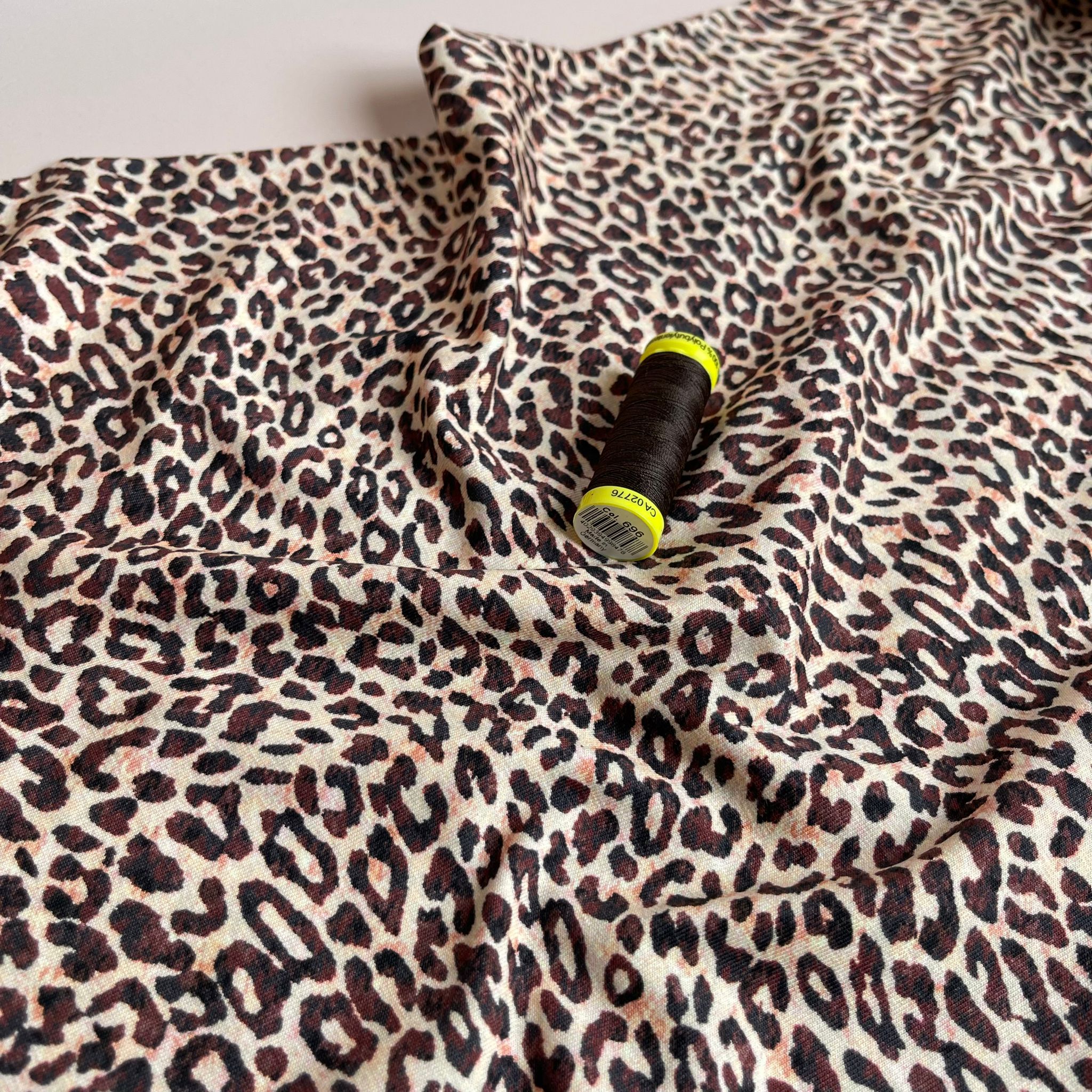 Danish Design - Mini Leopard Spots Cotton Jersey Fabric