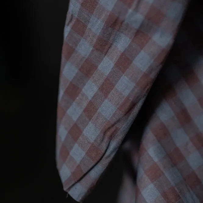 Merchant & Mills - Damson Organic Cotton Linen Gingham