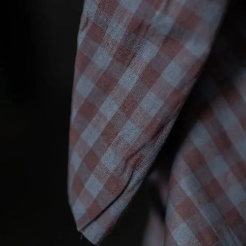 Merchant & Mills - Damson Organic Cotton Linen Gingham