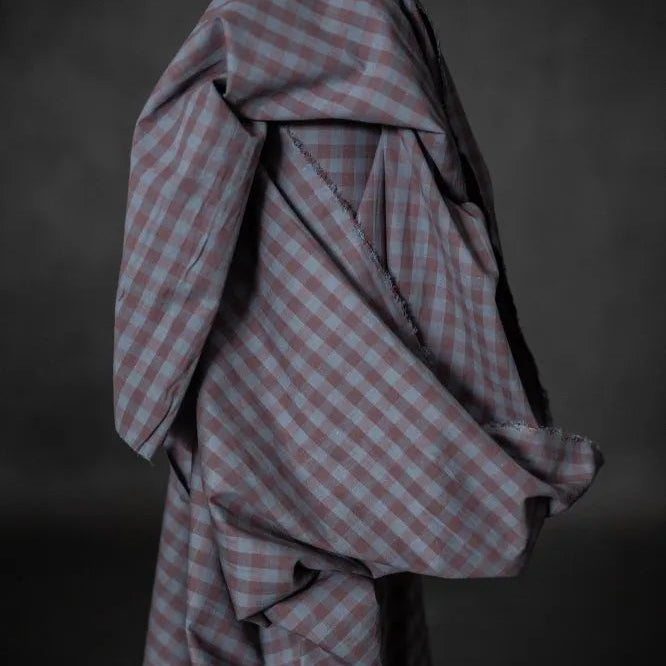 Merchant & Mills - Damson Organic Cotton Linen Gingham