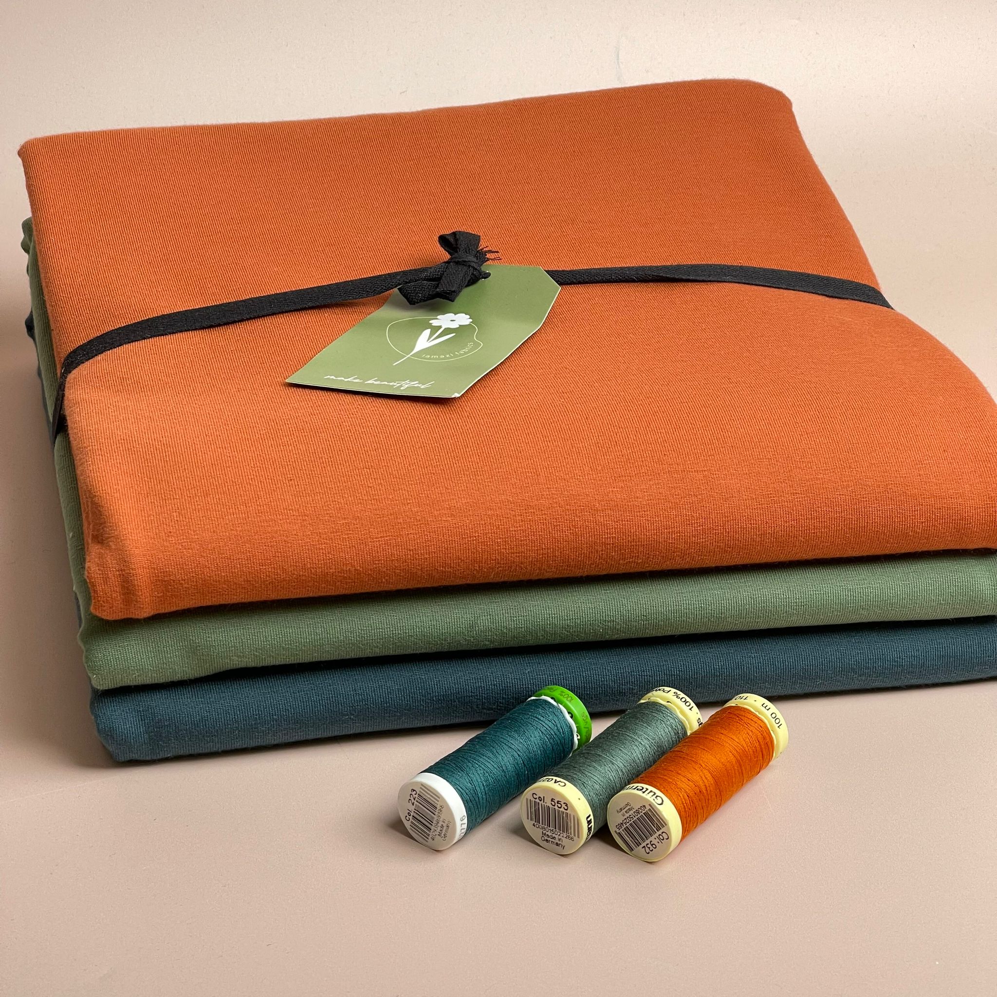 Colour Bundles - Classic Autumn Essential Chic Cotton Jersey Fabrics