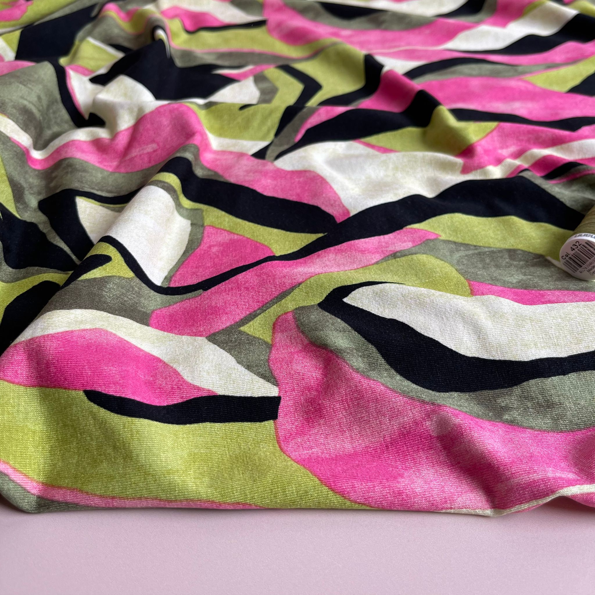 Pink Dream De Luxe Viscose Jersey Fabric