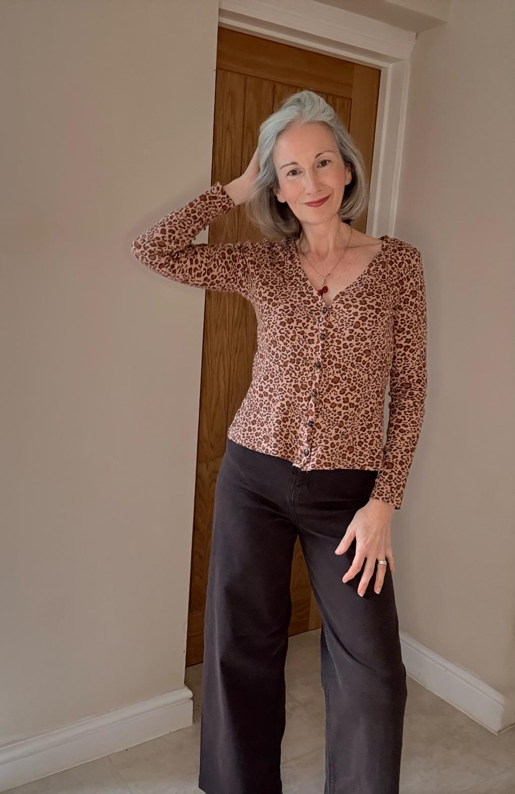 Sewing Kit -True Bias Brynn Cardigan Top Sewing Kit in Cotton Ribbed Jersey (multiple print options)