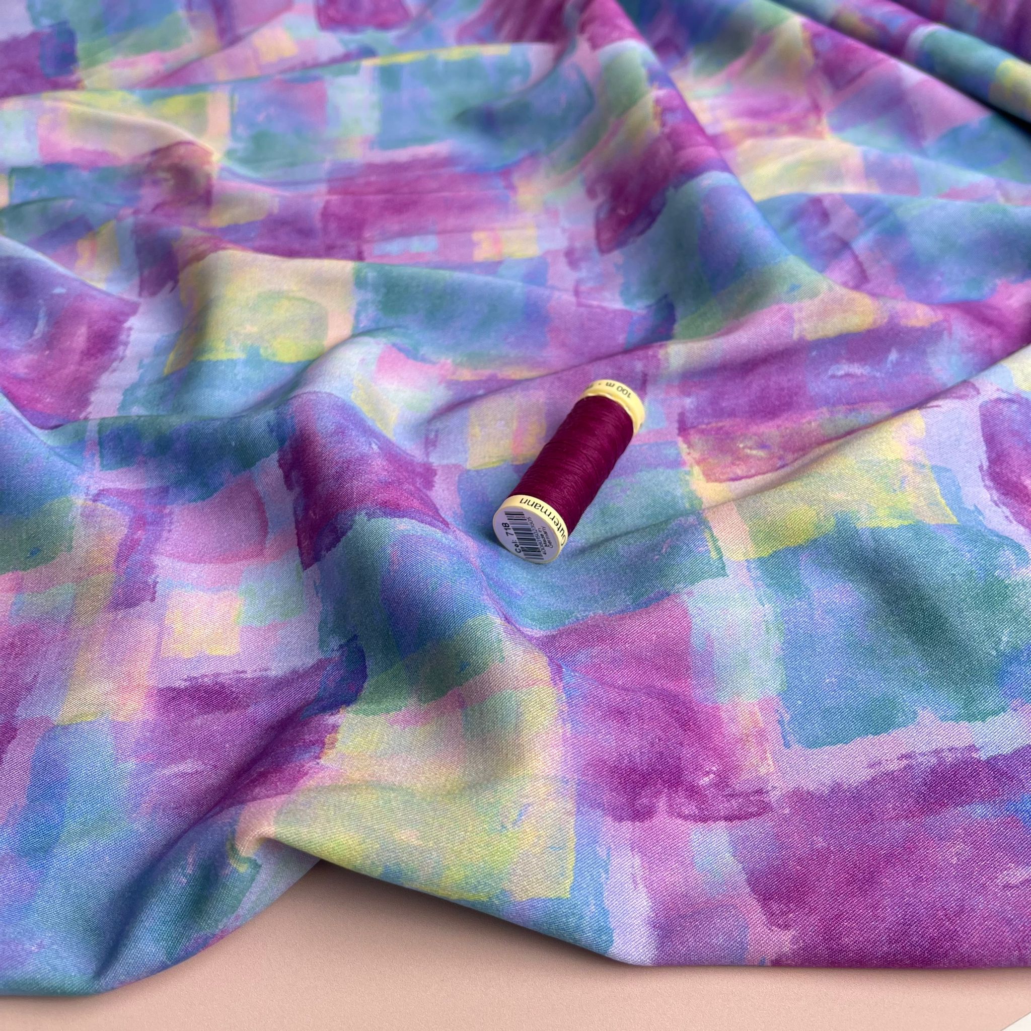 Rosella Pastel Dreams Viscose Twill with Stretch