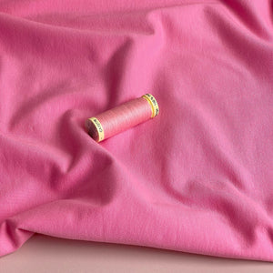 Essential Chic Candy Pink Cotton Jersey Fabric