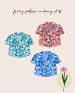 Sewing Kit - The Donny Shirt in Lamazi Exclusive Linen (multiple colour choices)