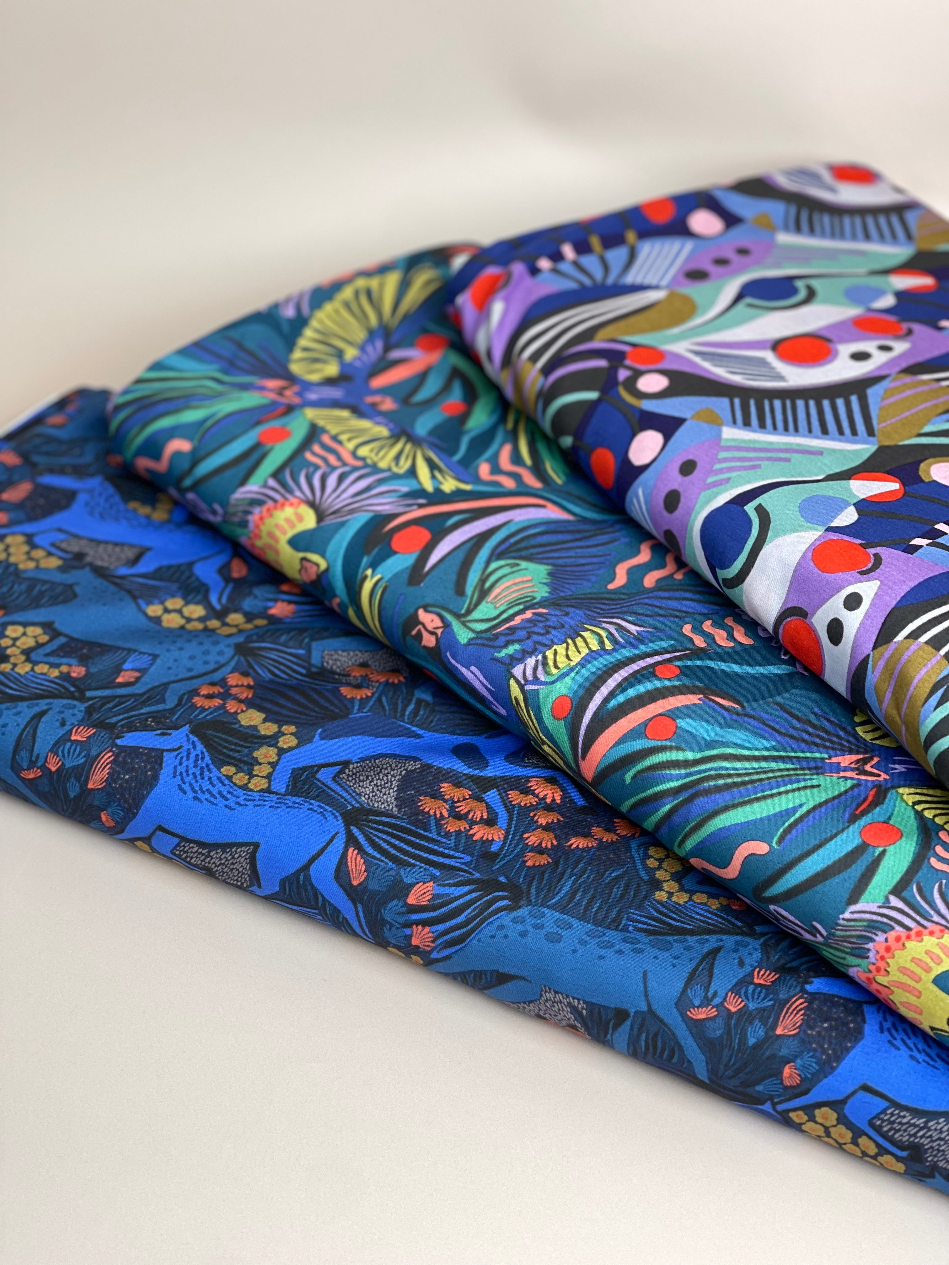 Cloud 9 Fabrics - Wild Horses from Wildscape Modal Rayon