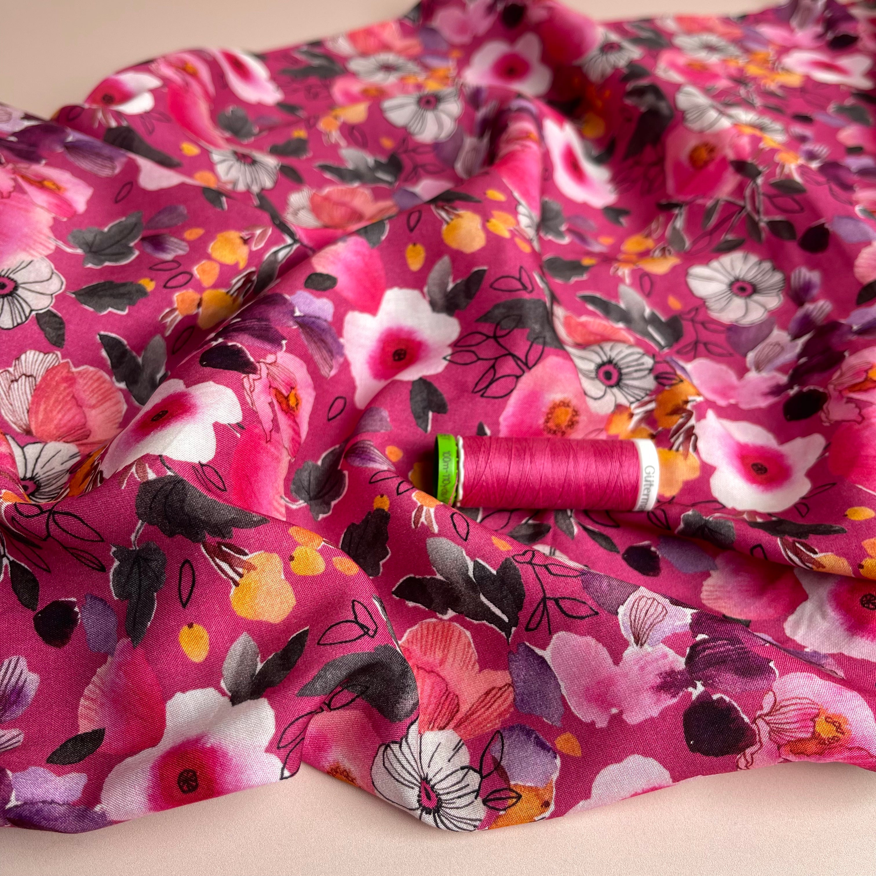 Flora by Victoria Johnson Rayon Fabric
