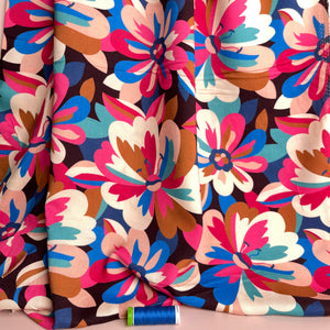 Tapestry by Sholto Drumlanrig in Berry Rayon Fabric
