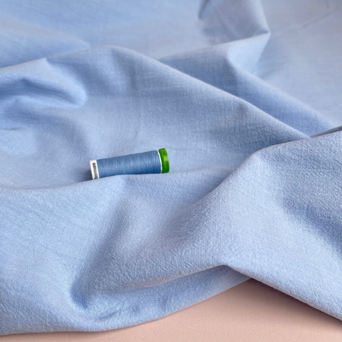 Vintage Light Blue Washed Cotton