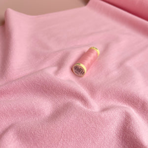 REMNANT 2.04 Metres (With slight dirty mark 50cm in) Vintage Light Pink Washed Cotton