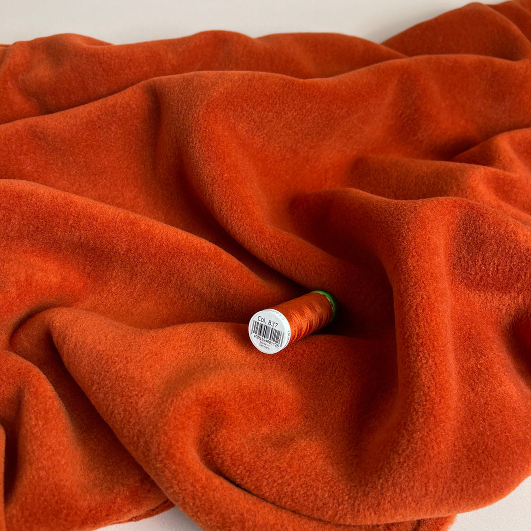 Cuddle - Ultra Soft Viscose Fleece in Burnt Orange