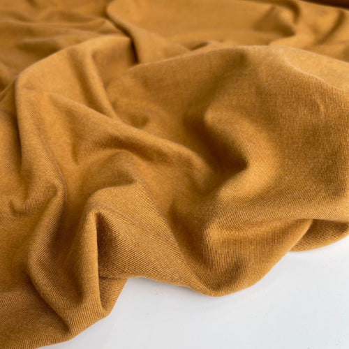 REMNANT 1.75 Metres - Allure Thai Curry Soft Single Knit Fabric