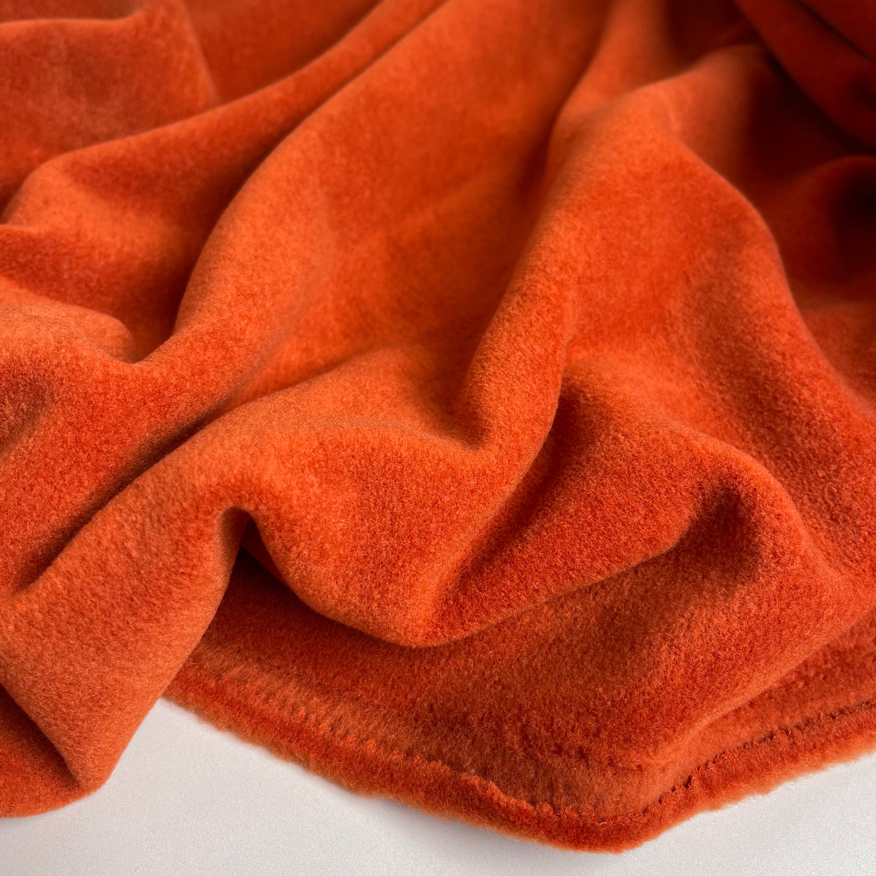 Cuddle - Ultra Soft Viscose Fleece in Burnt Orange