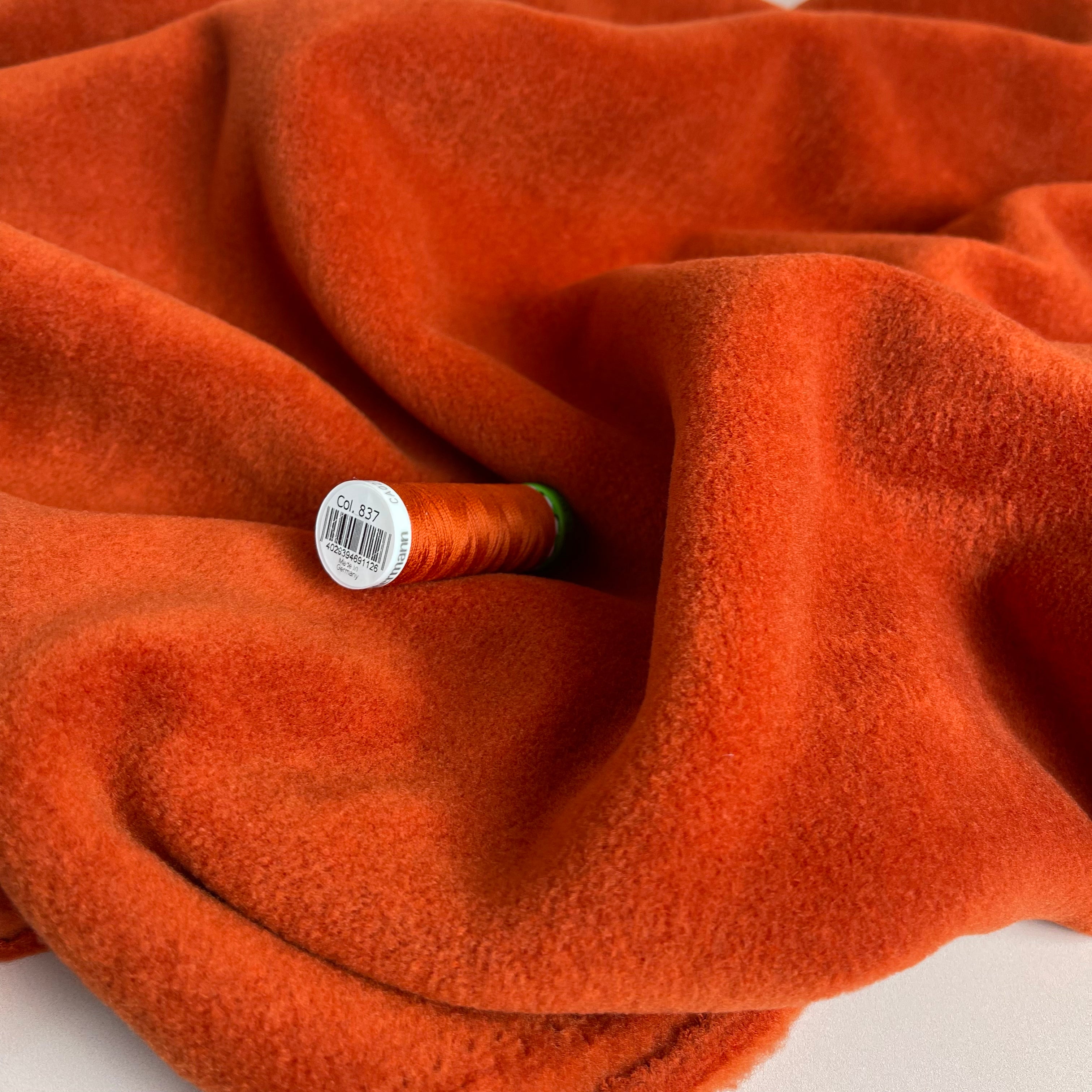 Cuddle - Ultra Soft Viscose Fleece in Burnt Orange