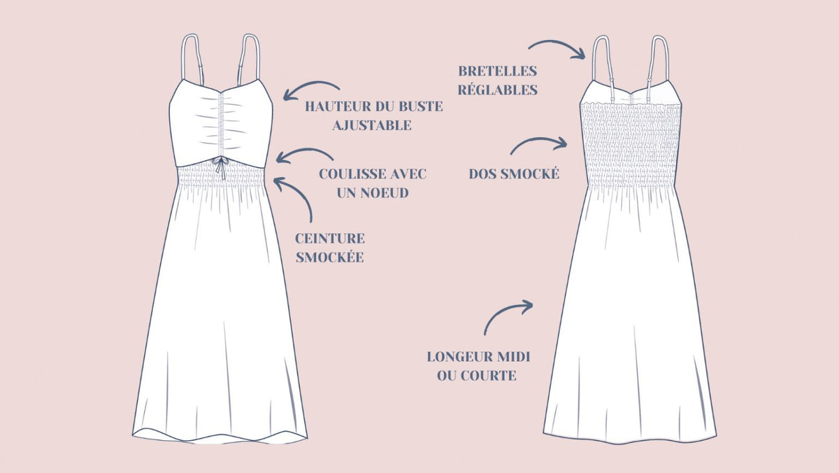 Lise Tailor - Poleen Dress Sewing Pattern – Lamazi Fabrics