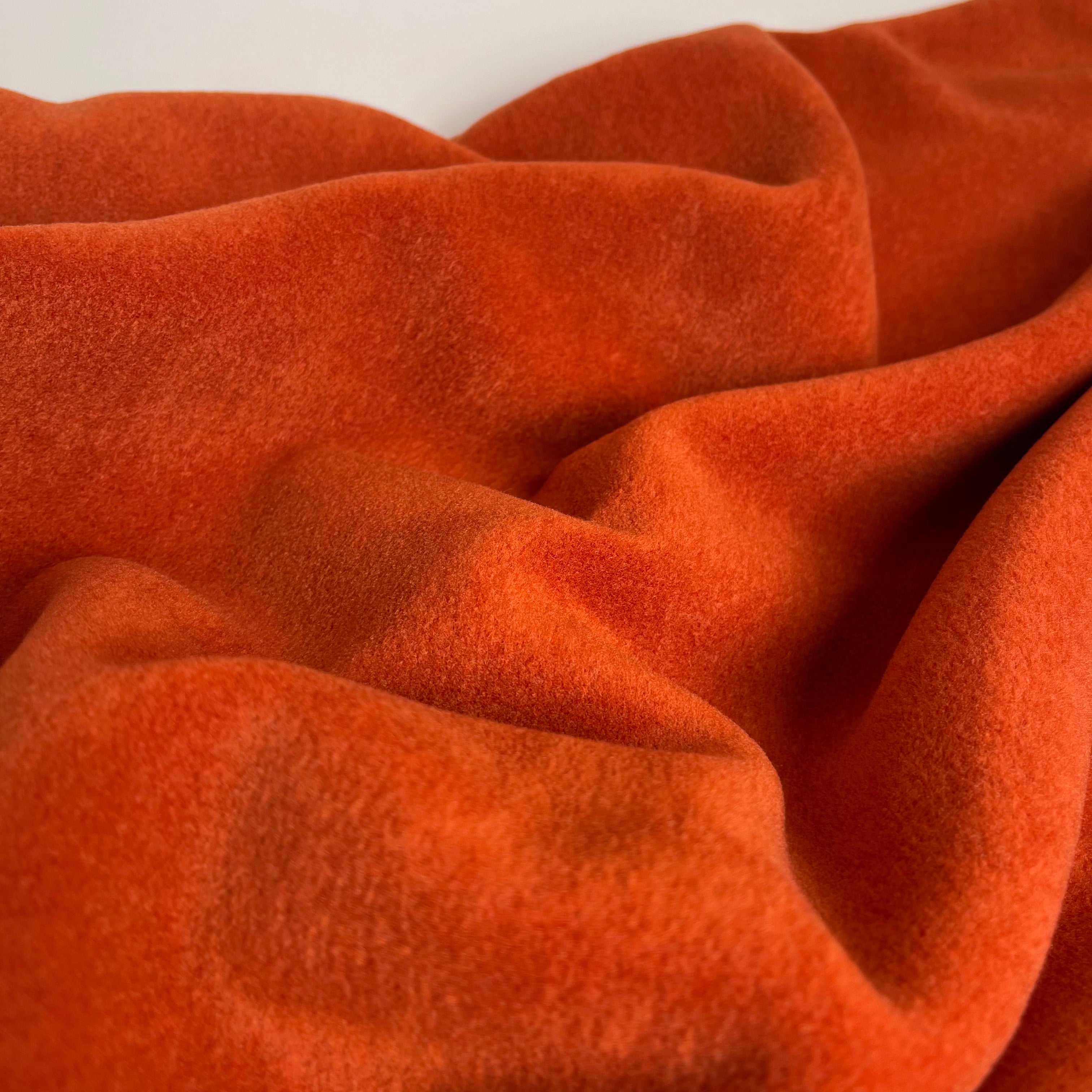 Cuddle - Ultra Soft Viscose Fleece in Burnt Orange