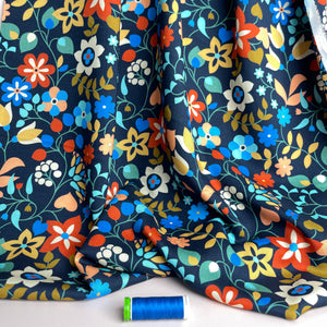 Tapestry by Sholto Drumlanrig in Denim Rayon Fabric