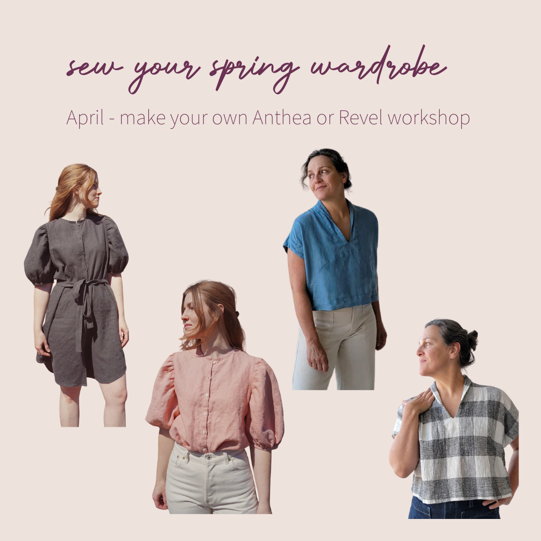 Sew Spring Wardrobe - Make your own Blouse from Woven Fabrics - April workshop