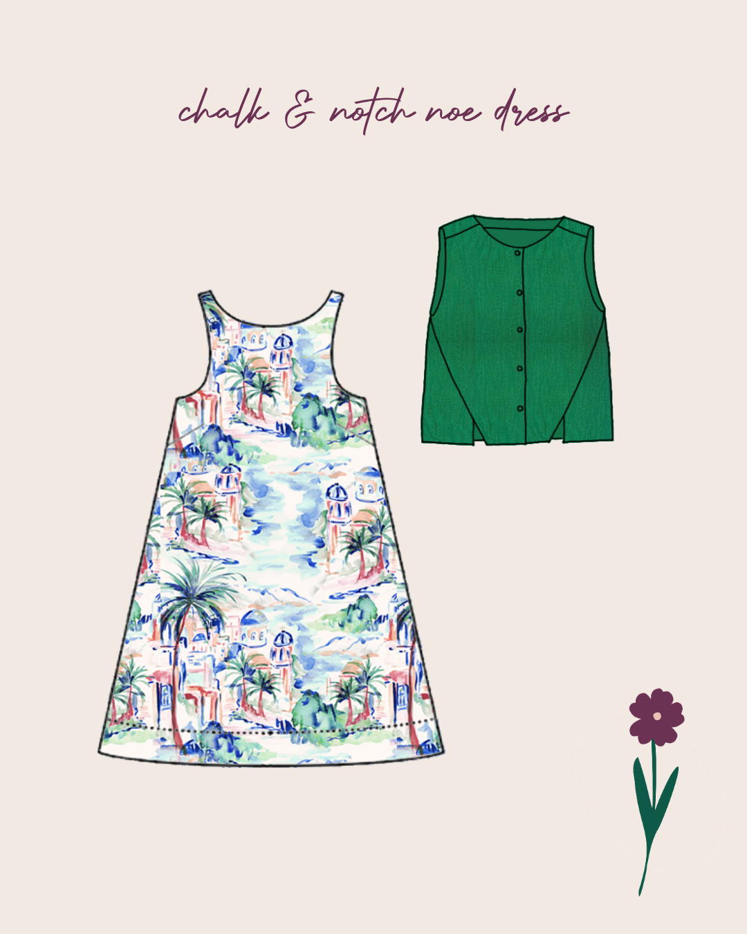 Sewing Kit - Cousette Miette Jacket in Hoya Jacquard fabric (multiple colours)