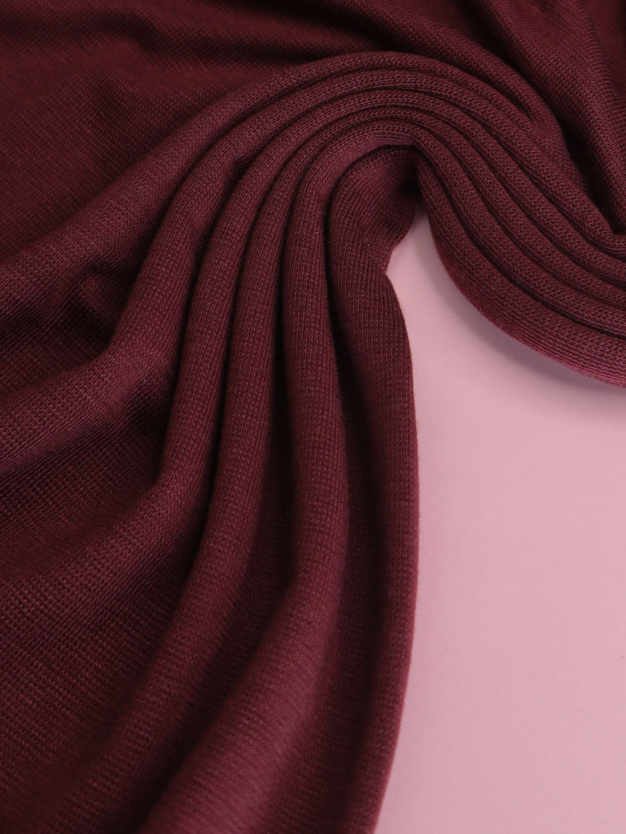 Meet MILK - MILES Merino Blend Knit in Burgundy Red
