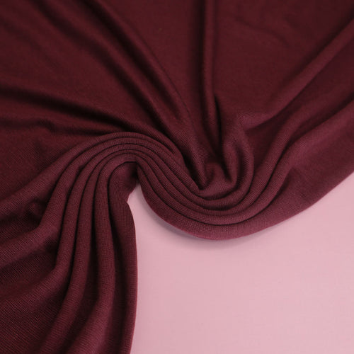 Meet MILK - MILES Merino Blend Knit in Burgundy Red