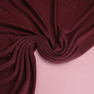 REMNANT 1.77 Metres - Meet MILK - MILES Merino Blend Knit in Burgundy Red