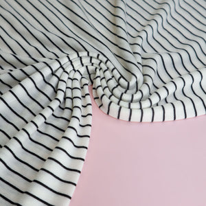 Meet MILK - MILES Merino Blend Knit in White Stripe