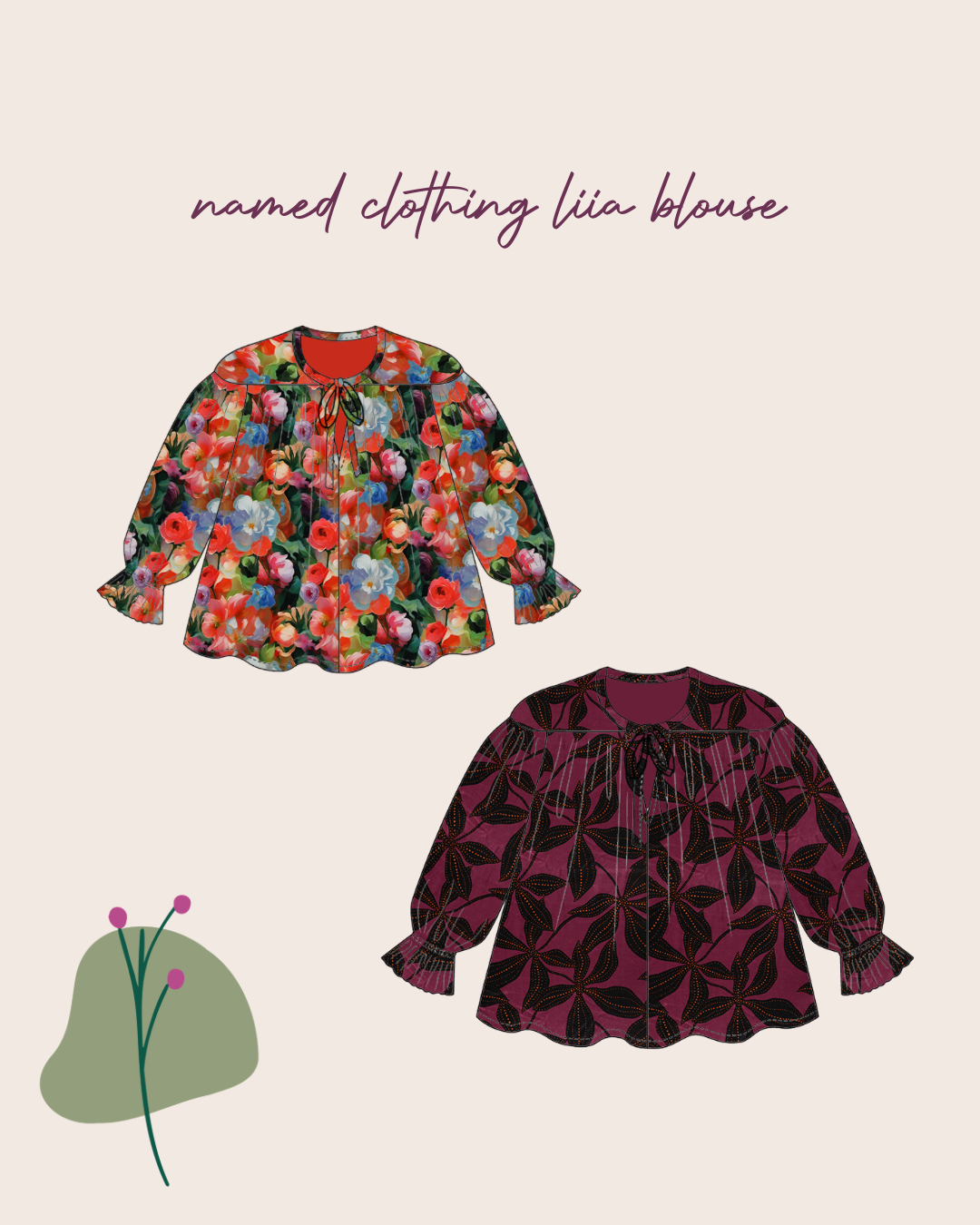 Sewing Kit - Named Clothing LIIA Blouse in Viscose Fabrics