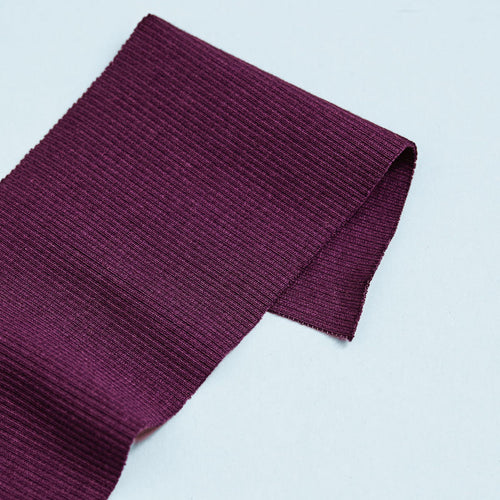 Mind The MAKER - Organic 2x1 Rib Knit in Crisp Beet