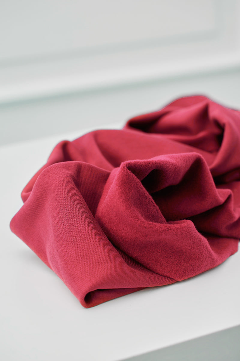 MIND THE MAKER - Organic Brushed Sweat Crimson