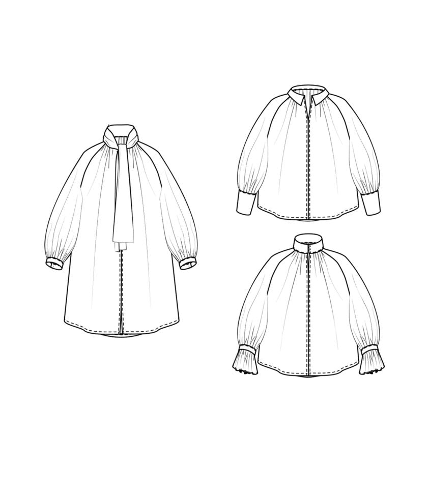 Cousette - Violette Blouse or Dress Sewing Pattern