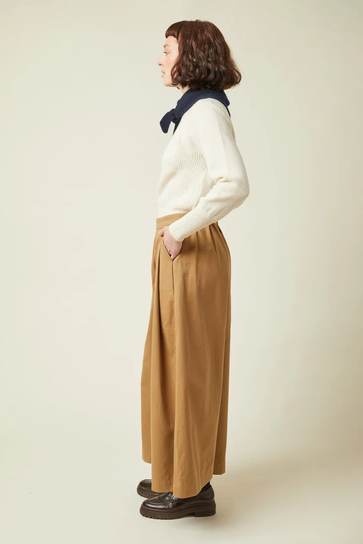 Atelier Brunette - Iced Mocha Light Cotton Gabardine Fabric