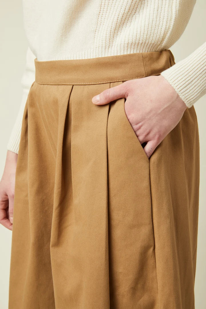 Atelier Brunette - Iced Mocha Light Cotton Gabardine Fabric