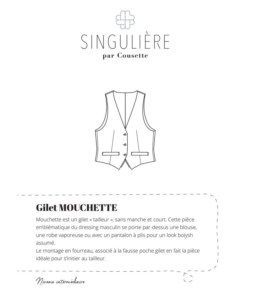 Cousette - Mouchette Vest Sewing Pattern