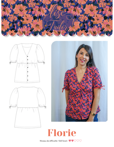 Lise Tailor - Florie Blouse Sewing Pattern