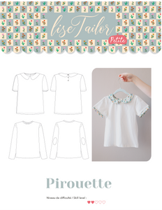 Lise Tailor - Petite Pirouette T-Shirt Sewing Pattern