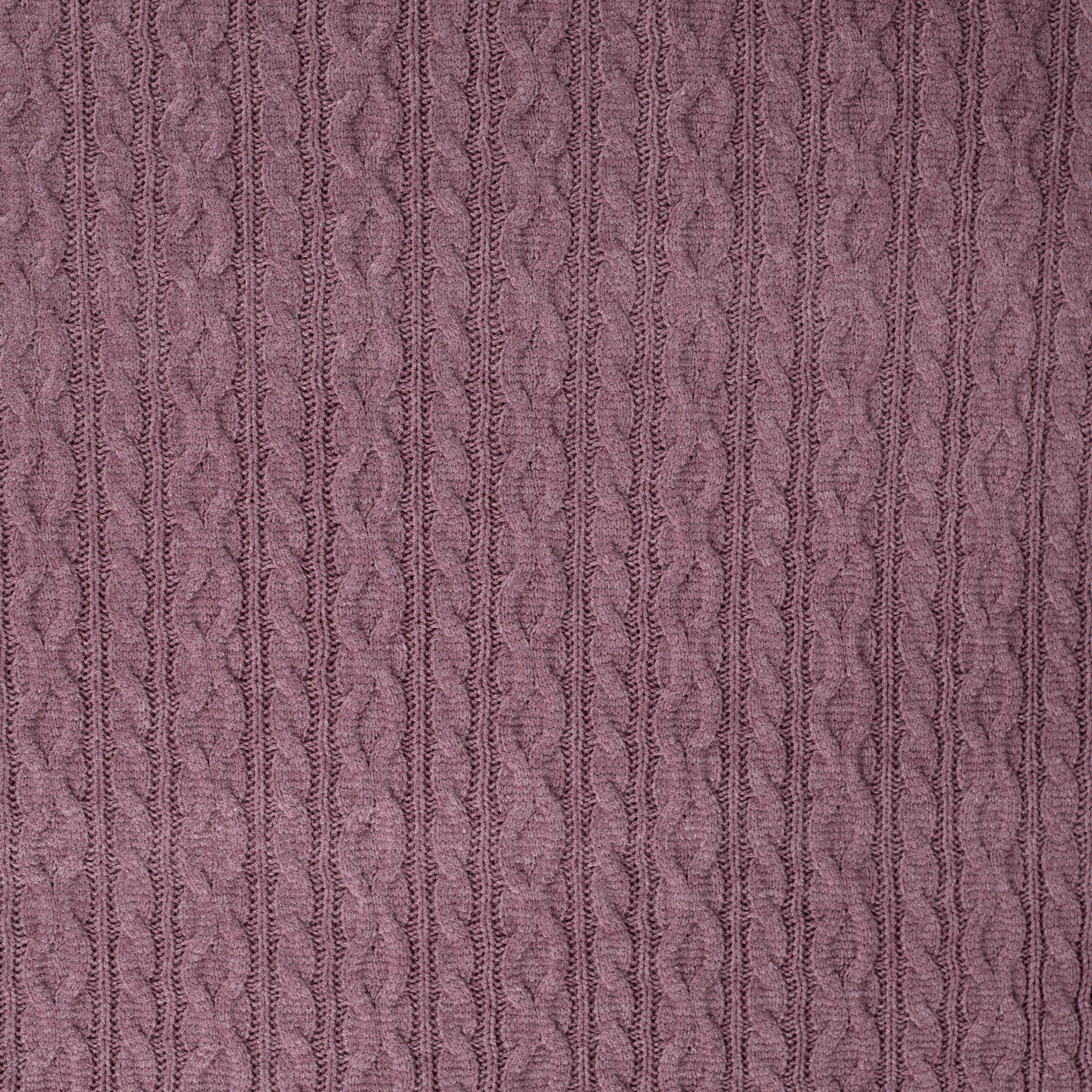 Nordic Cable Knit in Mauve