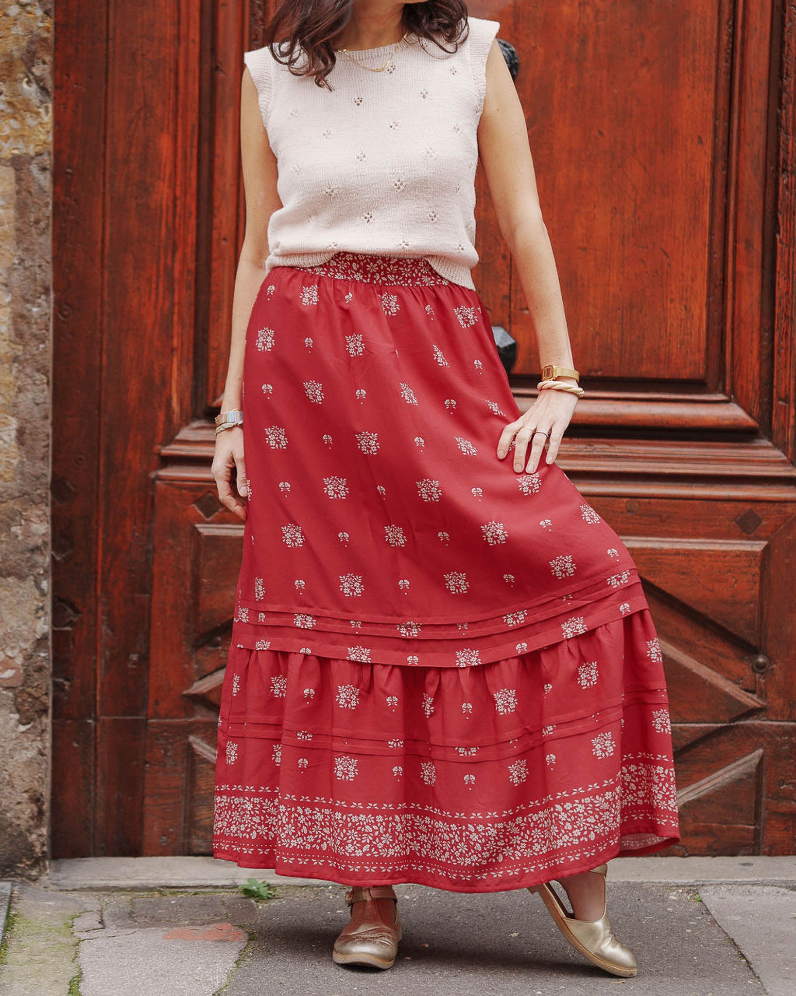 Lise Tailor - Porcelain Viscose Fabric with LENZING™ ECOVERO™ fibres