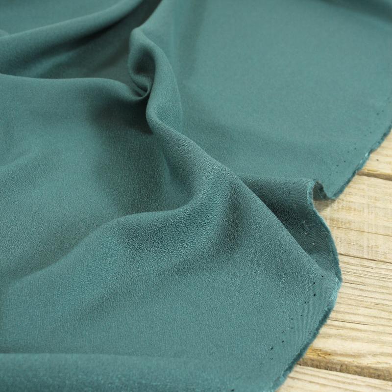 Églantine & Zoé - Green Eucalyptus Viscose Crepe Fabric